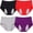 4pcs, variant on Panties for Women Over 60 Leak proof Ladies Underwear Washable，Cotton Incontinence Underwear for Women, Middle Waisted Panties for Women over 60, Reusable Protective Briefs