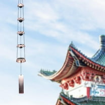 MODANU Copper Wind Chimes Outdoor, 36" Temple Wind Chime, Bronze Wind Chimes for Outside Home Yard Garden Decor