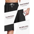 thumbnail image 5 of Cadmus Men's Performance Athletic Shorts with Pockets & Elastic Waistband for Running, Basketball, Gym Training and Daily Casual, 5 of 9