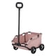 thumbnail image 2 of Cochecito para mascotas, carrito para perros, fácil de plegar para guardar, transportín para perros con ruedas. rosa, 2 of 9