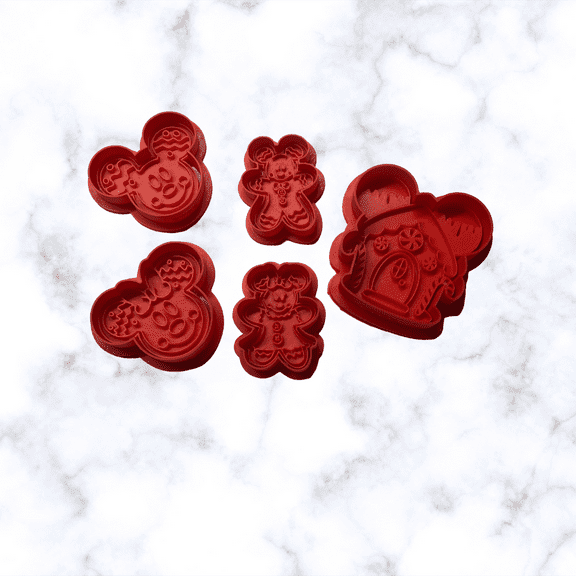 Magical Gingerbread 10 PCS Cookie Cutter and Stamp