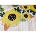 thumbnail image 3 of Sunflower bead runner, handmade table runner, beaded table runner, 13x36inch, 3 of 4