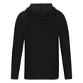 thumbnail image 5 of Mlzmgr Sweat Shirts for Men Hoodie Drawstring Long Sleeve Stretchy Gym Running Shirts Solid Color, 5 of 6