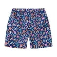 thumbnail image 5 of TEDOYE Toddler Child Boys Girls Swim Shorts Casual Style Floral Printing Summer Hawaii Holiday Beach Floral Swimming Trunks Holiday Wear, 2-3 Years, 5 of 5
