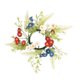 thumbnail image 1 of Artificial Flower Candle Wreath: Dining Table Centerpiece Faux Floral Candle Ring for Holiday Party - Table Decorative Romantic Candlelight Decor, 1 of 3