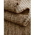 thumbnail image 6 of Unique Loom Outdoor Solid Collection Area Rug (7' 10" x 10' Rectangle Light Brown/Ivory), 6 of 9