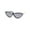 All Black, variant on Womens Mod Shield Cat Eye Plastic Sunglasses All Black