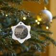 thumbnail image 7 of 3drose, Europe, Belgium, Bruges. Canal Cafe of Bruges - Eu04 Kwi0012 - Kymri Wilt, 3 inch Snowflake Porcelain Ornament, 7 of 7