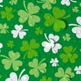thumbnail image 6 of St. Patrick's Day Tablecloths Green Shamrocks Tablecloth Stain Resistant Plastic Tablecloth Waterproof Rectangle Table Cover Irish Party Lucky Clover Table Covers for Dining Party Decor, 6 of 6