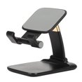 thumbnail image 1 of Soporte universal para tableta y teléfono móvil, ajustable, multiángulo, soporte plegable para teléfono, color negro, 1 of 8