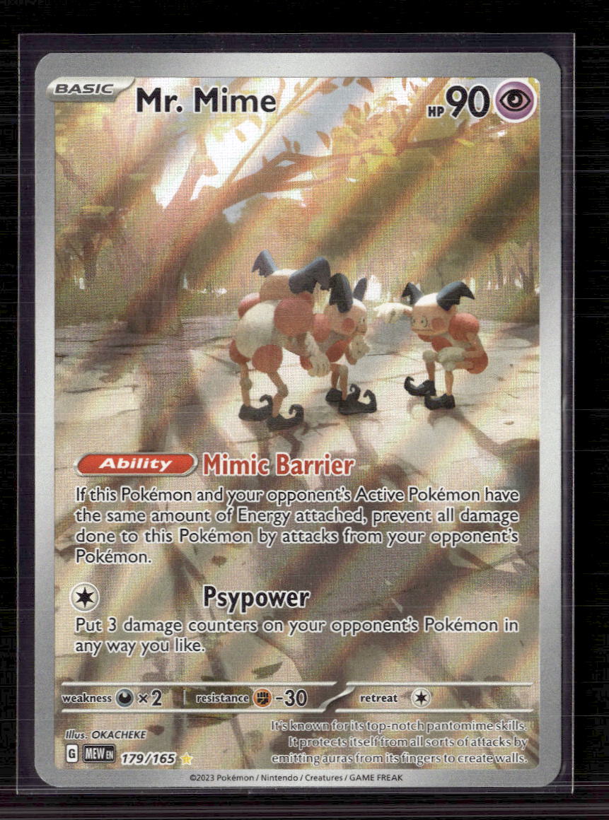 2023 Scarlet & Violet 151 MR. Mime Holo Secret Rare #179/165