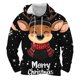 thumbnail image 1 of Sudadera con capucha para hombre, moda, bolsillos, manga larga, estampado navideño, sudadera con capucha, blusa de poliéster para hombre, 1 of 2