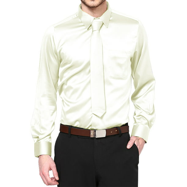 Daniel Ellissa - Boys Satin Long Sleeve Dress Shirt - Walmart.com ...