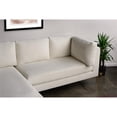 thumbnail image 6 of Theodore Living Room Pillow Back Beige Boucle Fabric Left-Facing Sectional Sofa, 6 of 7