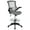 Dark Gray, variant on Bowery Hill Contemporary Mid Back Mesh Drafting Stool in Dark Gray