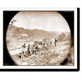 thumbnail image 2 of Historic Framed Print, Jericho Mills Va. Party of the 50th New York Engineers building a road on the south, 17-7/8" x 21-7/8", 2 of 9