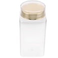 thumbnail image 2 of Recipiente de grano de plástico Cocina de alimentos recipiente de almacenamiento sellado frasco de almacenamiento vacío para té suelto fruta seca de grano (580 ml), 2 of 5