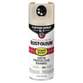 thumbnail image 2 of 6 Pack, Shell White, Rust-Oleum Stops Rust Custom Spray 5 in 1 Satin Spray Paint-376875, 12 oz, 2 of 11