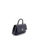 thumbnail image 2 of Pre-Owned Coco Top Handle Bag Chevron Caviar Mini By Rebag, 2 of 7