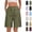 Army Green, variant on Vivianyo HD Women's Quick Dry Drawstring Cargo Bermuda Shorts, Summer Multi Pocket Outdoor Shorts for Women, High Waisted Knee Length Bottoms for Hiking and Daily Outings, Sizes S-2XL