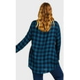 thumbnail image 2 of Avenue Women's Plus Size Regent Shirt Full-Length Shirt Sleeves With Button Cuffs Collar Neck, 2 of 3