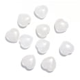 thumbnail image 1 of Nvzi 50 piezas de adornos de corazón de melocotón sin agujeros, corazón blanco de 20 mm en forma de corazón para niños y niñas, accesorios decorativos, 1 of 5