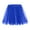 Dark Blue, variant on Bibifish Womens Tulle Skirts Star Sequin Triple Mesh Ballet Mini Tutu Skirts Elastic Waist Bright Vivid Stage Show Festival Casual Outfits