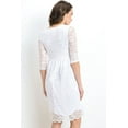 thumbnail image 3 of Floral Lace Surplice Maternity Dress, 3 of 3