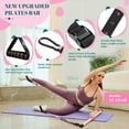 thumbnail image 2 of Kit de bar de pilates COFOF con bandas de resistencia para mujer - Rosa, 2 of 7