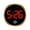 Golden red-light, variant on ZenCart Car Digital Dashboard Clock Automotive Clock LED Time Display Touch Activated Car Clock Stick on Clock for Car Dashboard
