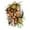 Multicolor, variant on Fall Sunflower Wreath, Lattice Pattern Design, Handmade Faux Floral Wreath, Autumn Front Door Decor, Lightweight Hanging Craft for Porch Entryway Wall Home Decor, 13.8in/35cm, Multicolor