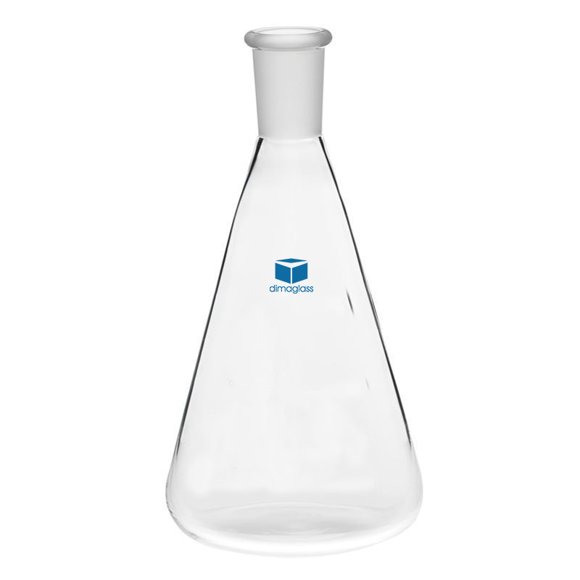 DIMA GLASS® Flask, Erlenmeyer 14/20, 50 mL