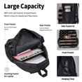thumbnail image 4 of Fotbe American Flag with Desert Camouflage Set Escolar 3 en 1 para Niños - Mochila Duradera con Lonchera Aislante y Estuche para Lápices - Mochila Escolar para Niños y Niñas, 4 of 7