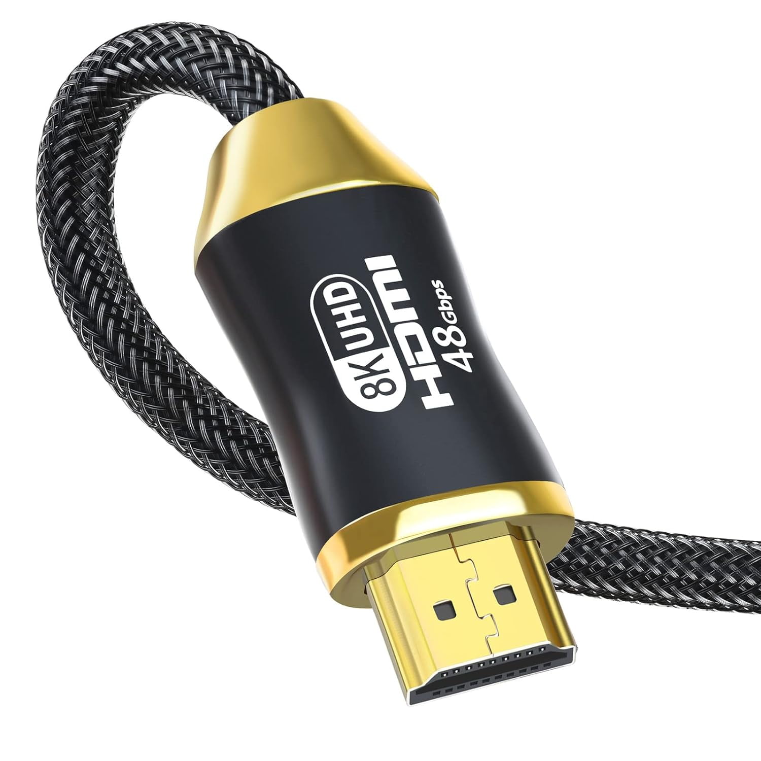 Tianle 8K HDMI 2.1 Cable, 5m/16.4ft 48Gbps Ultra High Speed Braided HDMI Cable HDR10 Compatible with 8K60Hz, 4K120Hz, HDCP 2.2 2.3, PC, Monitor, Laptop, PS5, Ethernet