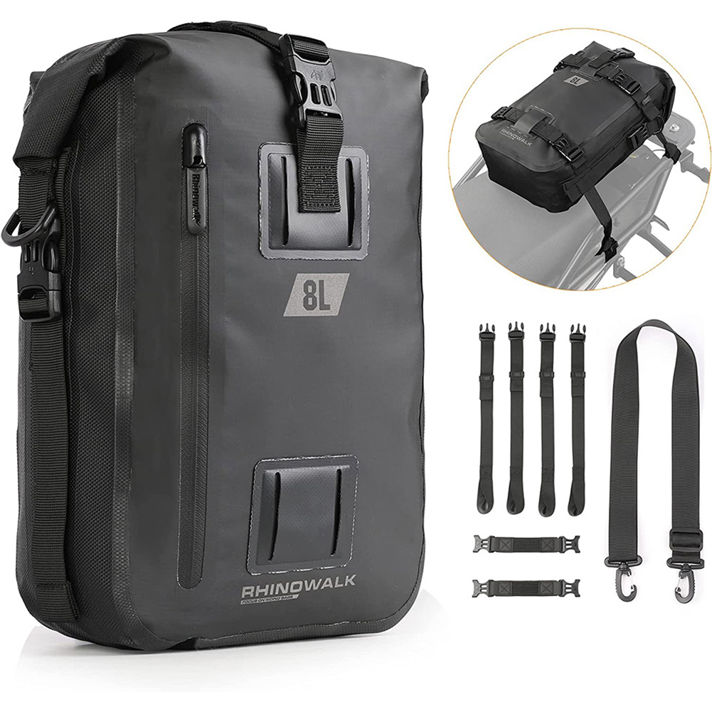 Motorcycle rear seat bag, motorcycle back seat bag, motorcycle backpack