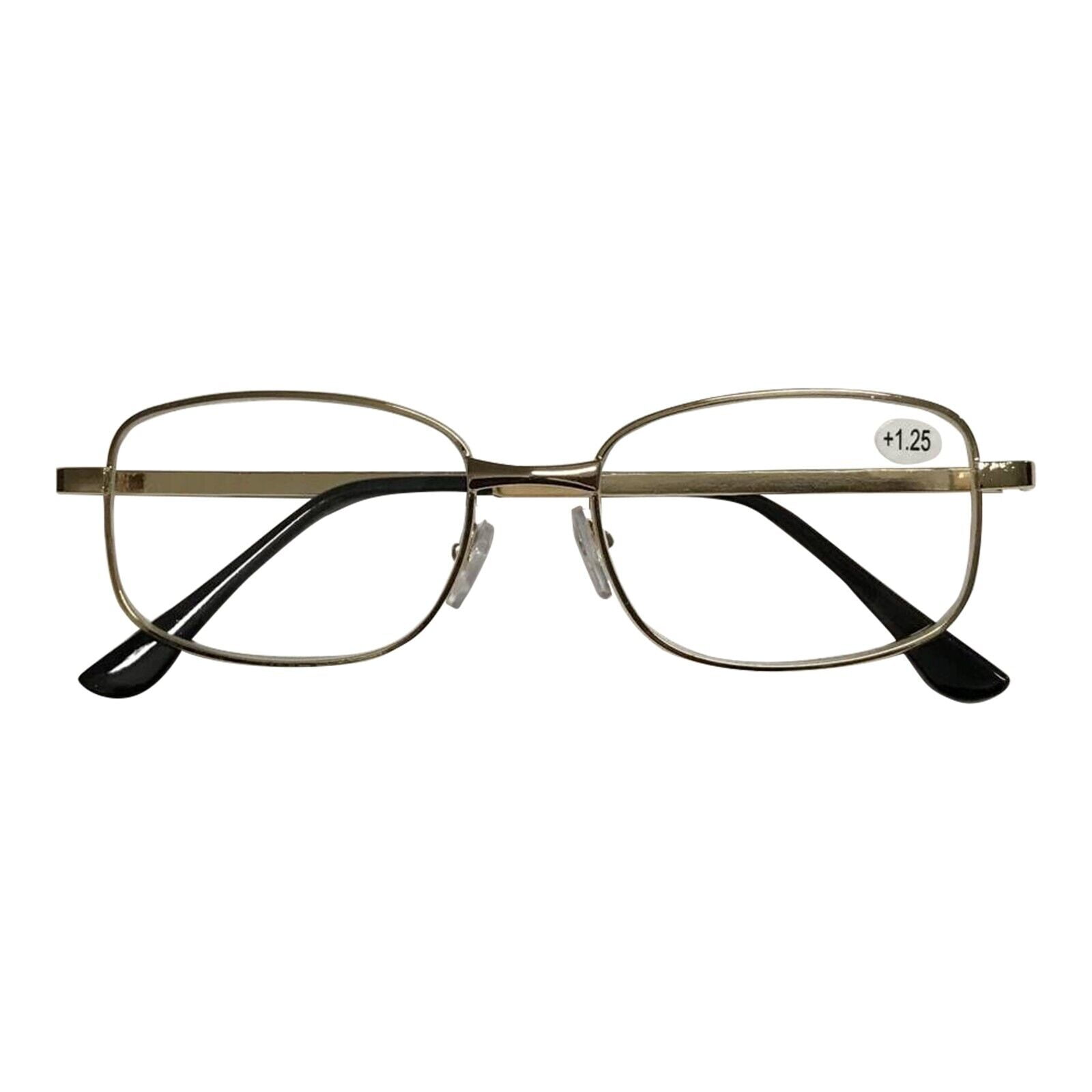 8 Pairs Mens Womens Metal Frame Clear Lens Reading Glasses Fashion Classic Readers +2.50