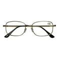 thumbnail image 2 of 2 Pairs Mens Womens Metal Frame Clear Lens Reading Glasses Fashion Classic Readers +2.25, 2 of 6