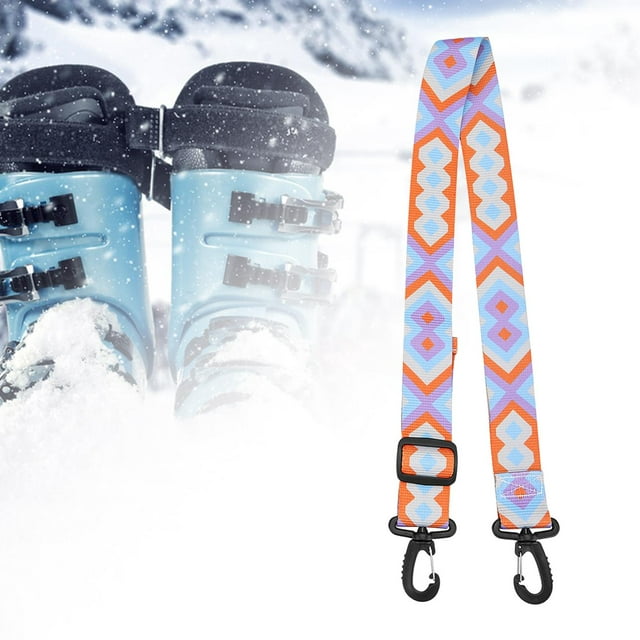 Sangle de Chaussure de Ski Patins à Glace Sangle d'Épaule Patins Portent Laisse Réglables Sangle de Support de Chaussure de Snowboard pour les Accessoires de Ski
