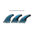 thumbnail image 4 of G5 Surf Fins Three-Piece Surfboard Accessory Honeycomb Rudder for FCS2 Surfboard Base Blue, 4 of 5