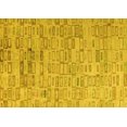 thumbnail image 1 of Ahgly Company Indoor Rectangle Abstract Yellow Modern Area Rugs, 8' x 10', 1 of 4