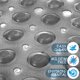 thumbnail image 3 of Alfombra de Baño Antideslizante, Superficie Antideslizante Texturizada Extra Larga con Ventosas y Orificios de Drenaje, para Bañeras y Duchas, Antibacteriana y Antimoho, 100 x 40 cm (Gris) Sailing Electrónica, 3 of 5
