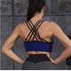 thumbnail image 5 of Sujetador deportivo con tirantes y relleno sin costuras para mujer, para yoga, fitness, running, ropa deportiva, 5 of 5