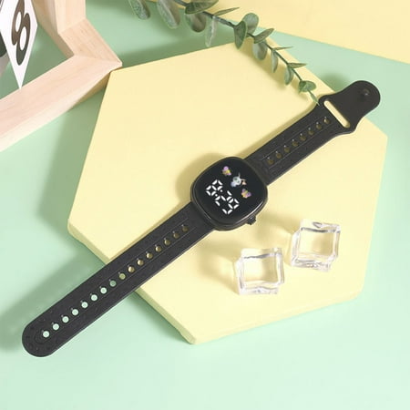 Perfect Gift for Child! HIMIWAY Sweatshirt Dress Colorful Electronic Watches for Children Innovative and Smart Wearable Technology for Kids LED Electronic Waterproof Watch