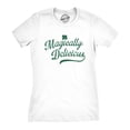 thumbnail image 1 of Womens Magically Delicious T Shirt Funny St Patricks Day Shamrock Saint Pattys (White) - S, 1 of 4