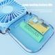 thumbnail image 2 of Ventilador colgante plegable Cómodo ventilador con banda para el cuello Accesorios para exteriores (Azul cielo), 2 of 4
