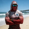 thumbnail image 5 of Yertdoel Sun Shirts for Men Printed Quick Dry Long Sleeve Lightweight Summer Sun Protection Fishing Shirts with Face Mask UPF 50+ Cozy Cover Up Athletic Hoodies, 5 of 5