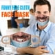 thumbnail image 1 of Mascarilla facial divertida para adultos Escudo bucal con estampado 3D facial Mascarilla facial a prueba de polvo para mujeres Hombres C BLESIY  cubierta divertida, 1 of 8