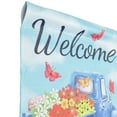 thumbnail image 6 of Northlight Welcome Blue Pickup Truck with Spring Flowers Outdoor Garden Flag 12.5" x 18", 6 of 6