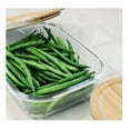 thumbnail image 5 of STONE & CLAY Food Storage Containers Set - Glass Meal Prep Lunch Boxes with Bamboo Lids - Reusable, Microwavable, & Dishwasher Safe - 3 Rectangle Containers - Small (35oz), Medium (51oz), Large (76oz), 5 of 5