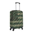 thumbnail image 3 of Naloa Jungle Green Camo USA Flag Elastic Suitcase Protector, Travel Suitcase Protector Cover Fits 18-32in Suitcase - Small, 3 of 9